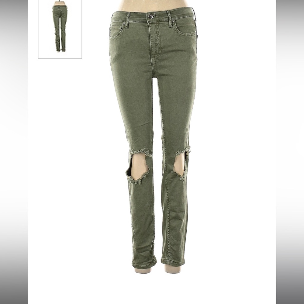Free People green S 28 jeans